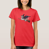 かわいいシーズー魔女Tシャツ Tシャツ (正面)