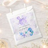 かわいいシーホースstafishタコビーチ赤ちゃんシャワー フェイバーバッグ (クリップ留めされた状態)