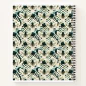 かわいいシームレスなゼブラ ノートブック (裏面)