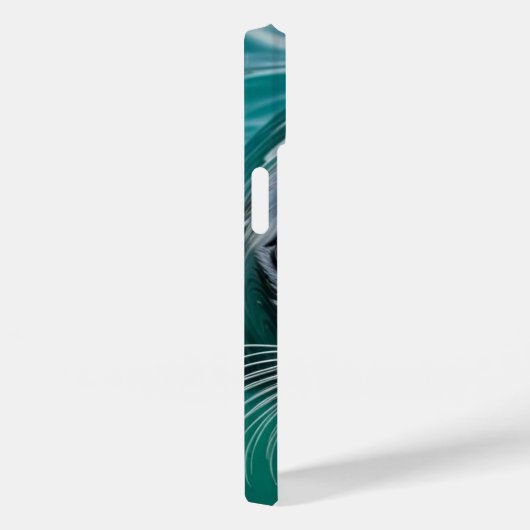 かわいいシールが頭を水から突き出す Case-Mate iPhoneケース (裏面 / 右)