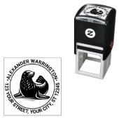 かわいいシールアップ#1名差出人住所 セルフインキングスタンプ (インサイチュ)