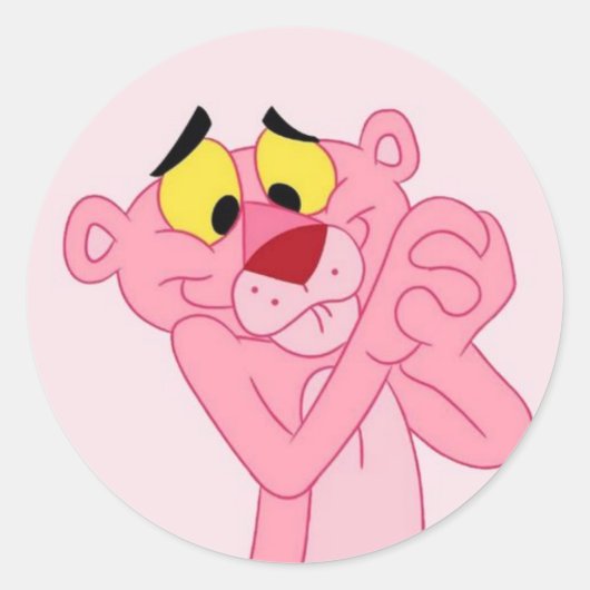 かわいいシールデザイン ラウンドシール (正面)