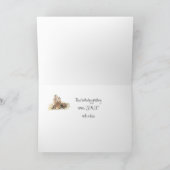 かわいいシール16誕生日水彩動物 カード (内部)