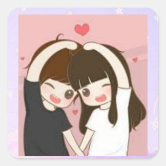 かわいいシール スクエアシール