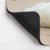 かわいいシール(ポーズ付けビーチ) マウスパッド (コーナー)