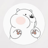 かわいいシール ラベル (デザイン1)