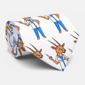 かわいいジェムスボックアンテロープのドクターアニメ ネクタイ (ロール)