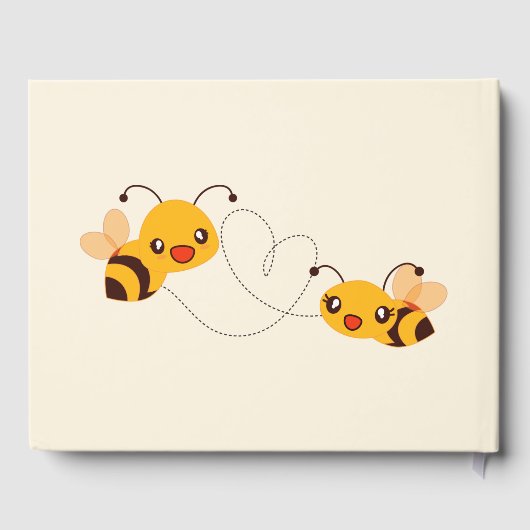 かわいいジェンダーが何を明らかにするパーティー ゲストブック (裏面)