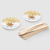 かわいいジェンダーが手のファンを明らかにするのを待つことができる ハンドファン (組立なし)