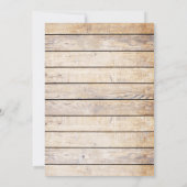 かわいいジップラインの招待状 招待状 (裏面)