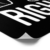 かわいいジムキャットおもしろい、右ミュー子ネコ ポスター (角)