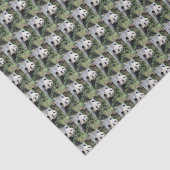 かわいいジャイアントパンダのグリーンブラック&ホワイト 薄葉紙 (詳細)