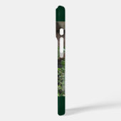 かわいいジャイアントパンダのダークグリーン背景、名前 Case-Mate iPhoneケース (裏面 / 左)