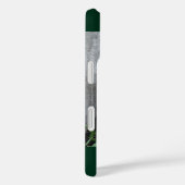 かわいいジャイアントパンダのダークグリーン背景、名前 Case-Mate iPhoneケース (裏面 / 右)