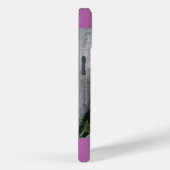 かわいいジャイアントパンダの淡い色のな紫色のトリム、名前をカスタムする Case-Mate iPhoneケース (裏面 / 右)