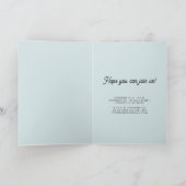 かわいいジャイアントパンダクマ赤ちゃんシャワー招待状 サンキューカード (内部)