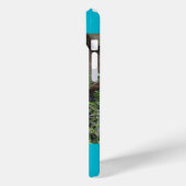 かわいいジャイアントパンダ、青い背景、名前をカスタムする Case-Mate iPhoneケース (裏面 / 左)