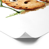 かわいいジャガイモはポテトパおもしろいンのつま先がある ポスター (角)