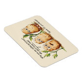 かわいいジャガイモはポテトパおもしろいンのつま先がある マグネット (右側)