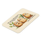 かわいいジャガイモはポテトパおもしろいンのつま先がある マグネット (左側)