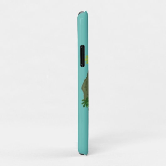 かわいいジャガー黒ヒョウ猫の漫画イラストレーション Case-Mate iPhoneケース (裏面/右)