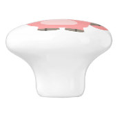 かわいいジャグリングの漫画ブタ セラミックノブ (側面)