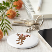 かわいいジャッカロープ キーホルダー (側面)