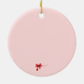 かわいいジャックラッセルテリアのクリスマス♡ セラミックオーナメント (裏面)