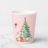 かわいいジャックラッセルテリアのクリスマス♡ 紙コップ (裏面)