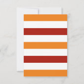 かわいいジャック・オ・ランタンのかぼちゃの彫りパーティー 招待状 (裏面)