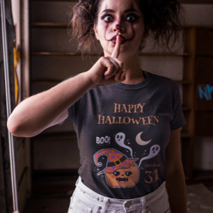かわいいジャックO'ランタン不気味かわいい Tシャツ