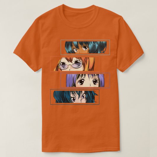 かわいいジャパンマンガオタク女日本の子アニメオタク Tシャツ (デザイン正面)
