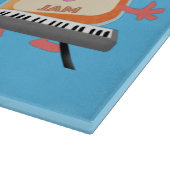 かわいいジャムセッション漫画ミュージシャンユーモア カッティングボード (角)