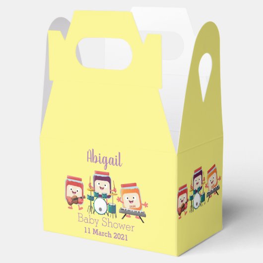 かわいいジャムセッション漫画ミュージシャンユーモア フェイバーボックス (オープン)