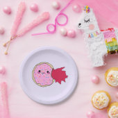 かわいいジャムドーナツ食べちゃって ペーパープレート (パーティー)