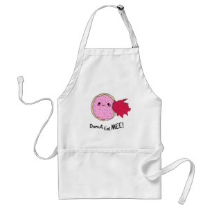 かわいいジャムドーナツ 食べて! スタンダードエプロン