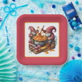 かわいいジャム作りパーティー格言 ペーパープレート (パーティー)