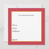 かわいいジャム作りパーティー格言 招待状 (裏面)