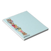 かわいいジャンクフードのメモ帳 ノートパッド (アングル)