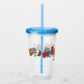 かわいいジャンクフード アクリルタンブラー (右)
