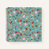 かわいいジャンクフード ノートブック (正面)