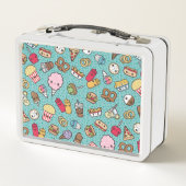 かわいいジャンクフード メタルランチボックス (裏面)