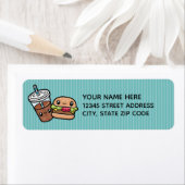 かわいいジャンクフード ラベル (インサイチュ)