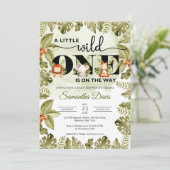 かわいいジャングルのサファリがトラックを運転している  招待状 (スタンド正面)