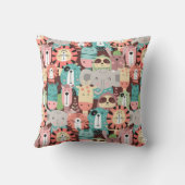 かわいいジャングルの動物 クッション (裏面)