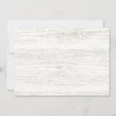 かわいいジャングルの動物 ニュートラル ベビーシャワー 招待状 (裏面)