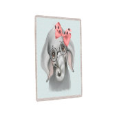 かわいいジャングルエレファントアクリルプリント メタルプリント (3/4)