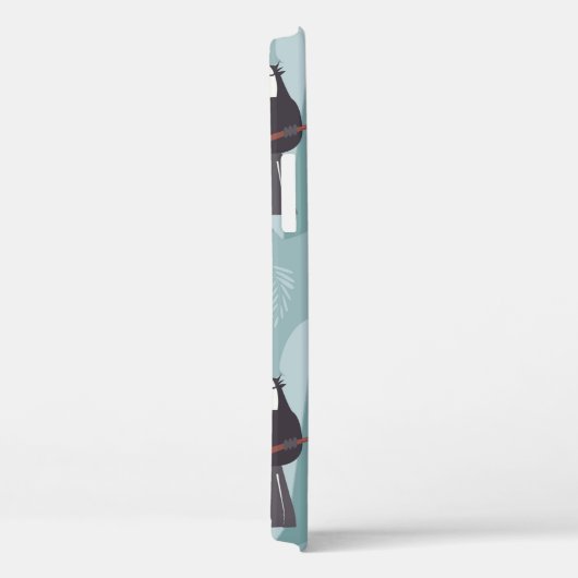 かわいいジャングルオウムのツーカンがついたシームレスな模様 Case-Mate iPhoneケース (裏面 / 右)