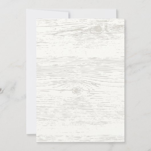 かわいいジャングルサファリの動物ベビーシャワー招待状 招待状 (裏面)