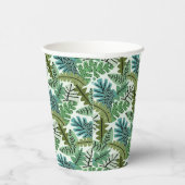 かわいいジャングルサファリワイルドリーフ葉の誕生日パーティー 紙コップ (右)